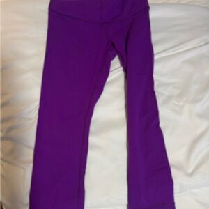 Lululemon bright Purple crop leggings